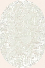 Однотонный ковер Elegance 4945B D.Grey-D.Grey Овал