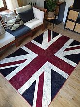Ковер из вискозы и хлопка Royal Palace 14793 6010 Британский Флаг