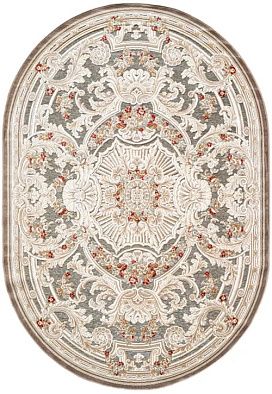 Рельефный ковер из вискозы GENOVA 38388 7292 71 ОВАЛ