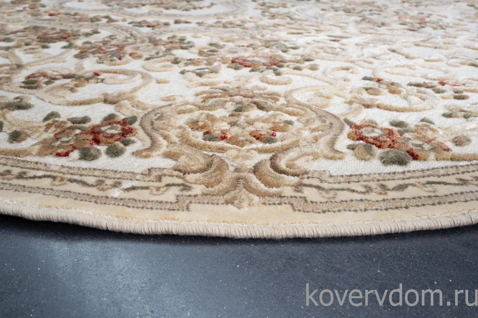 Рельефный ковер из вискозы GENOVA 38093 626260 ОВАЛ